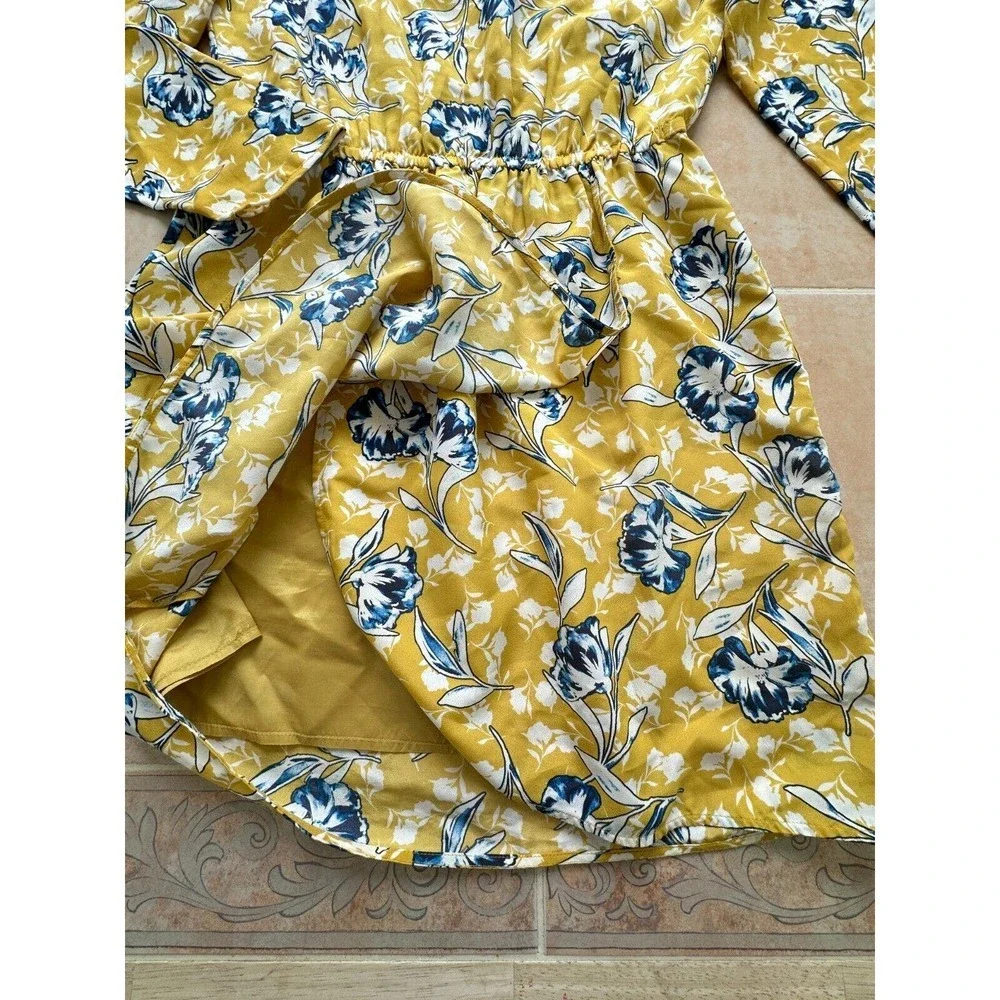 J. Crew Floral lined Long sleeve Dress‎ Size 4